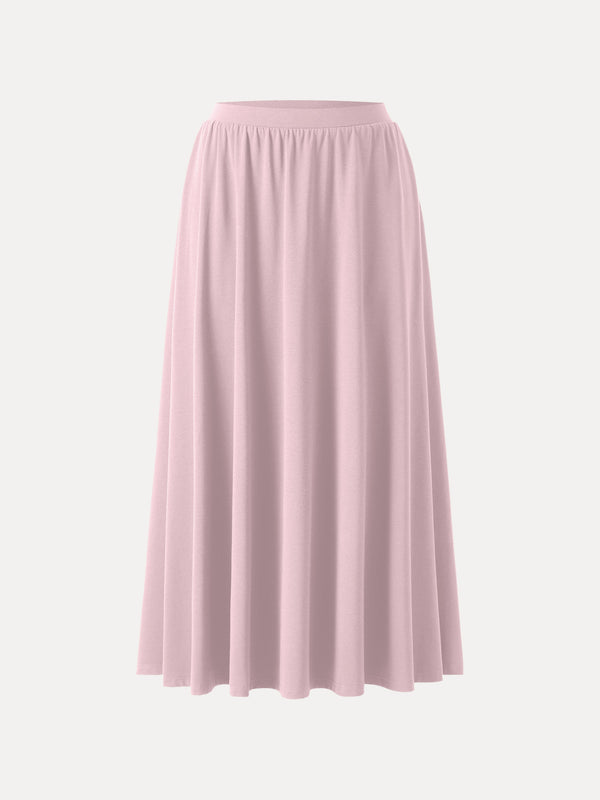 OGLmove Maxi Umbrella Skirt with Pockets Light Pink S