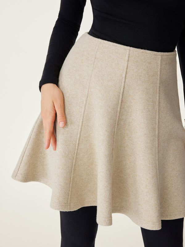 OGLmove High Waisted Flare Hem Mini Skirt