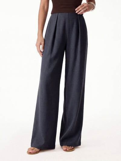 OGLmove Linen Wide Flare Pant with Pockets