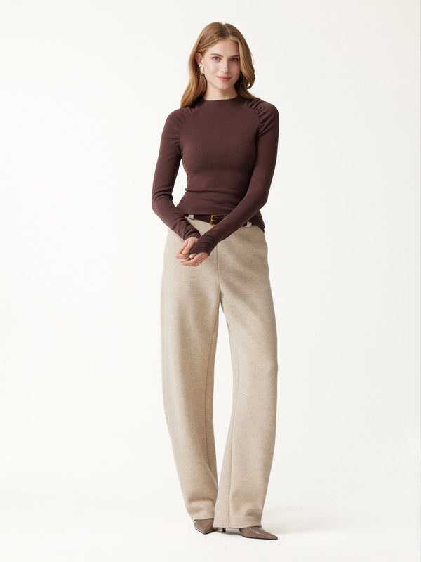 OGLmove LiteWarm Mock Neck Long Sleeve Ruched Top