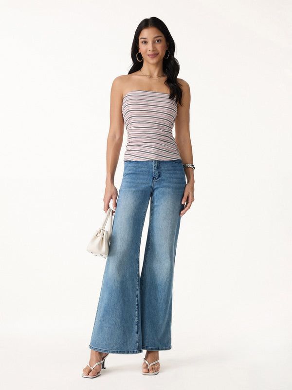 OGLmove Striped Bra Tube Top