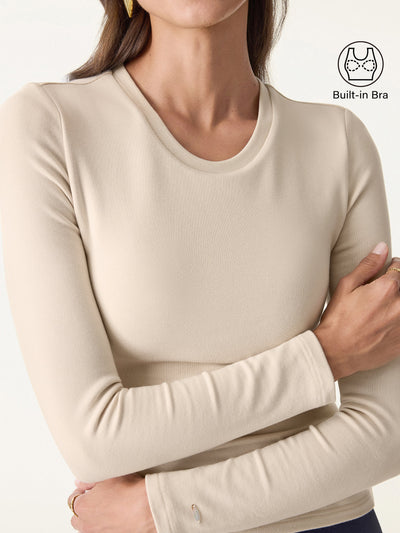 Maglia a maniche lunghe ProWarm con scollo rotondo Brami