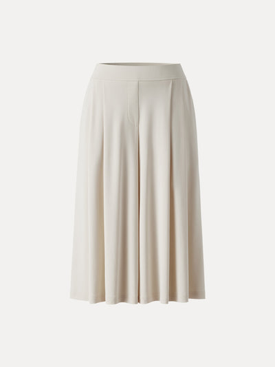 OGLmove Sandwashed Super Flowy Cropped Palazzo Leg Pant with Pockets Morning Mist XS