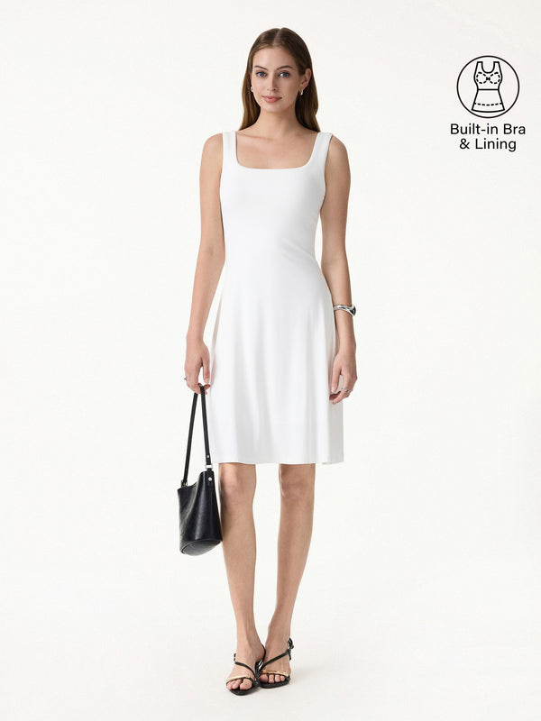 OGLmove SkinKiss Cooling Square Neck Mini Bra Dress