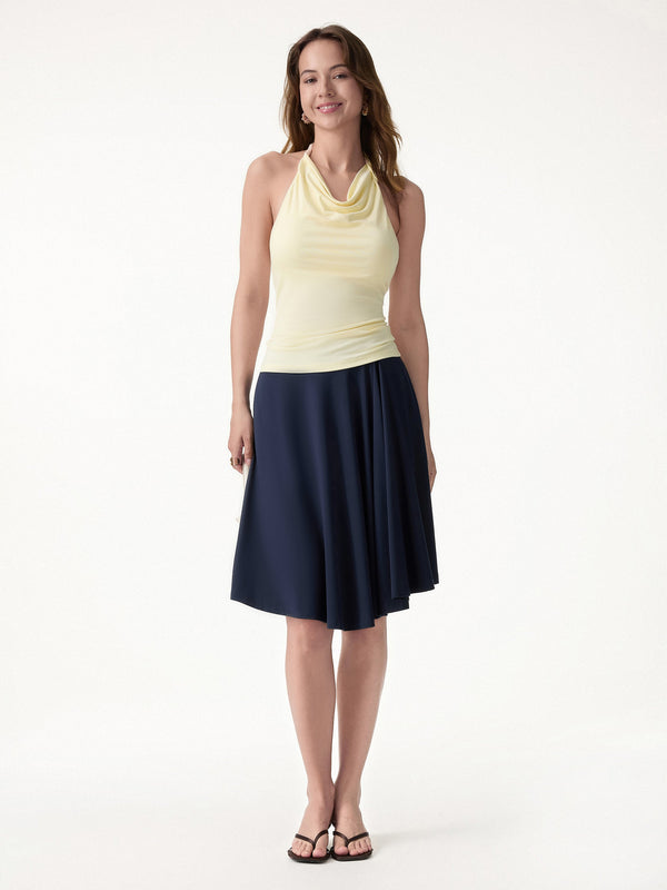 OGLmove CoolTouch Ponte Circle Skirt with Pockets