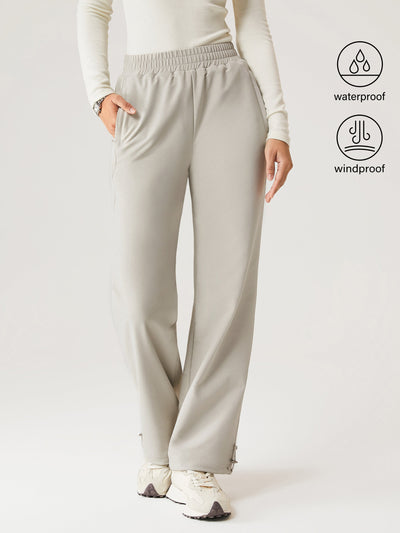 Pantalon à taille élastique doublé en polaire imperméable